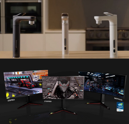 삼성전자와 LG전자가 CES 2021에서 신제품을 선보였다. <각 사 제공>